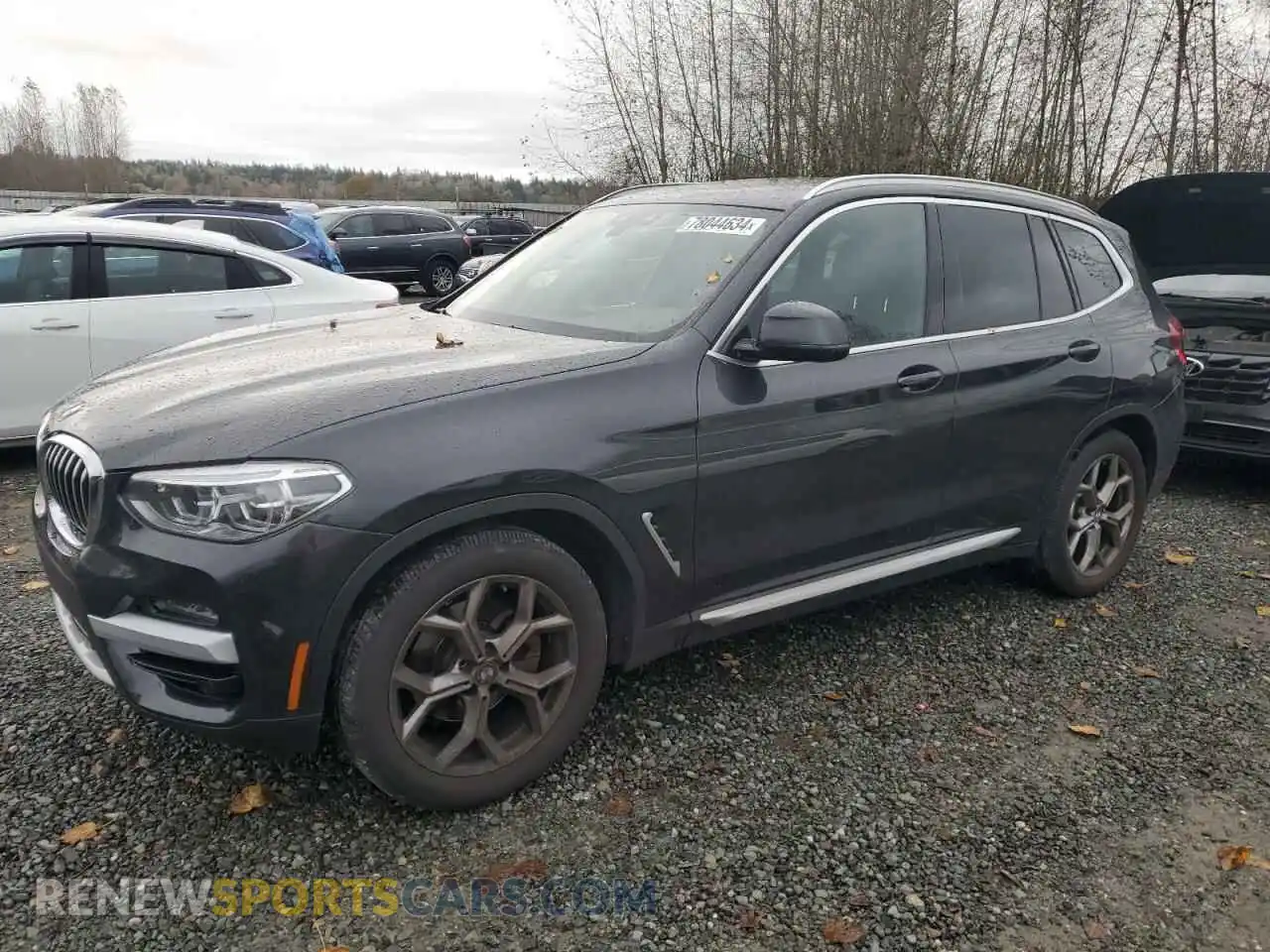 1 Photograph of a damaged car 5UXTY5C08M9F79854 BMW X3 2021