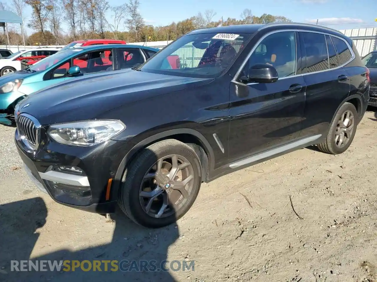 1 Photograph of a damaged car 5UXTY5C08M9G54052 BMW X3 2021