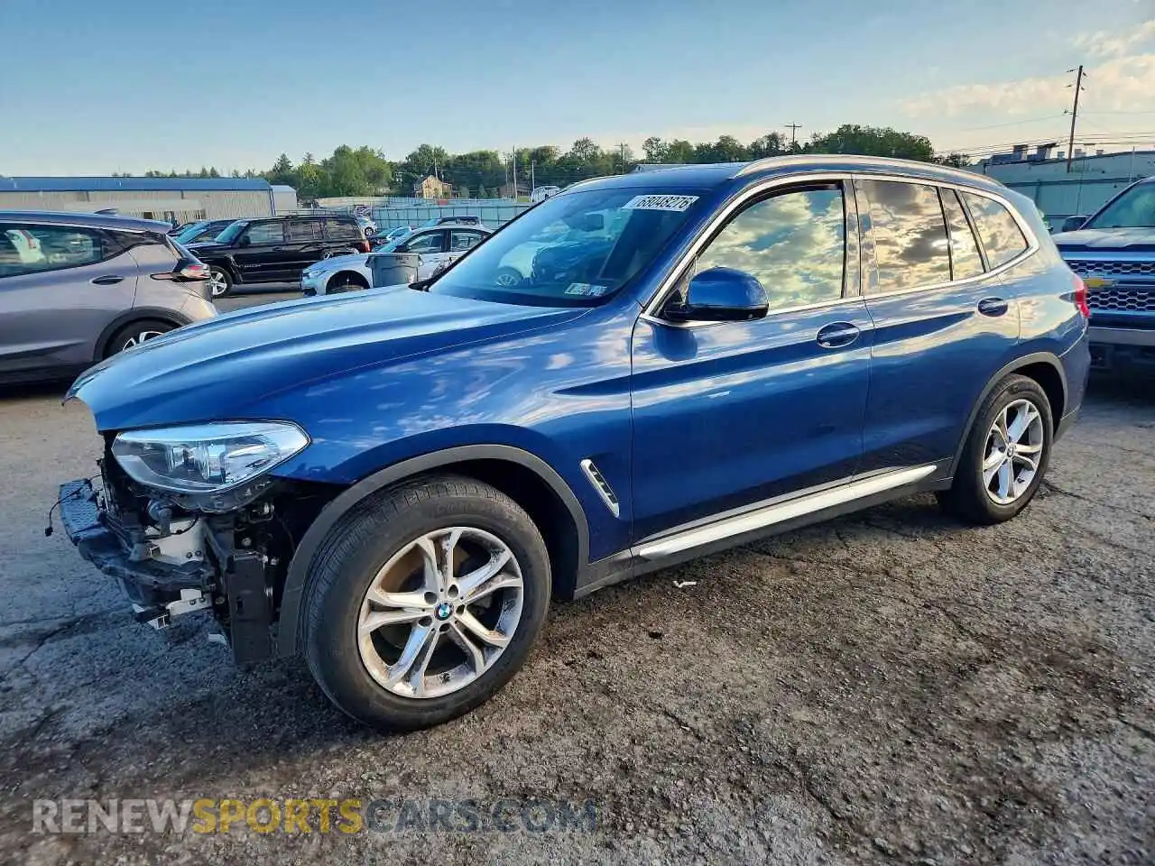 1 Photograph of a damaged car 5UXTY5C08M9G99749 BMW X3 2021