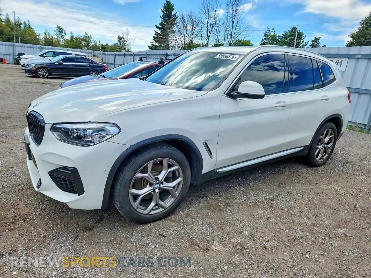 1 Photograph of a damaged car 5UXTY5C08M9H57519 BMW X3 2021