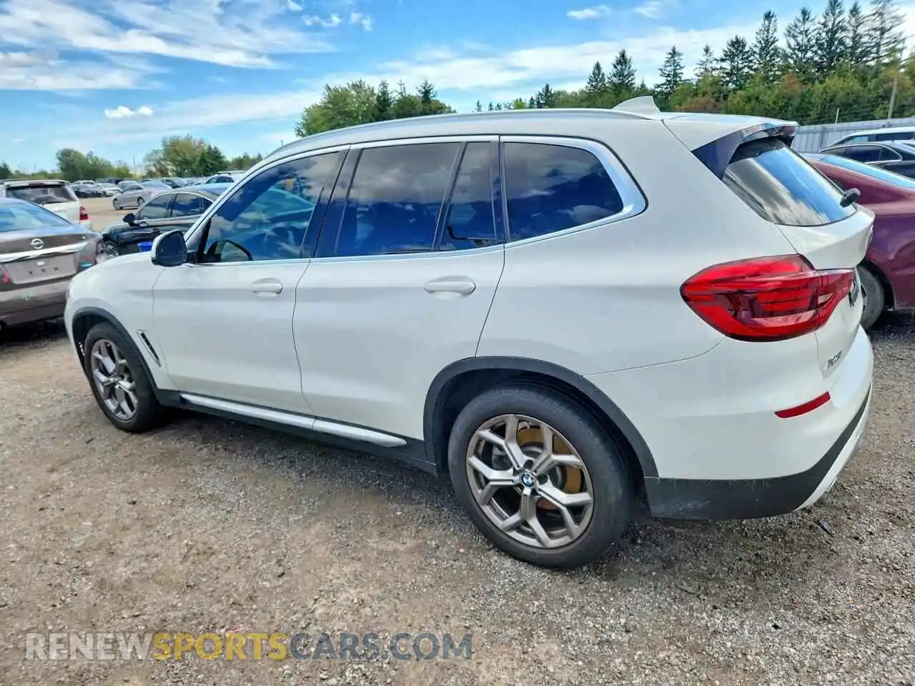 2 Photograph of a damaged car 5UXTY5C08M9H57519 BMW X3 2021
