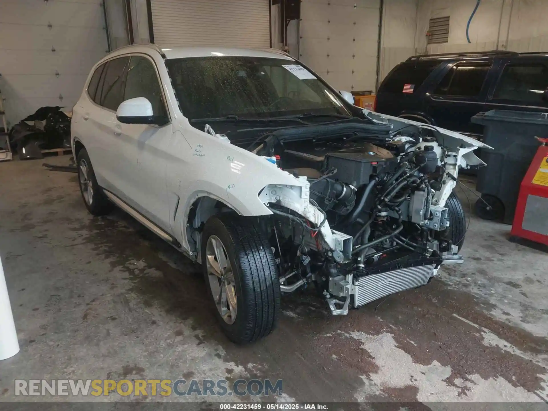 1 Photograph of a damaged car 5UXTY5C08M9H59027 BMW X3 2021
