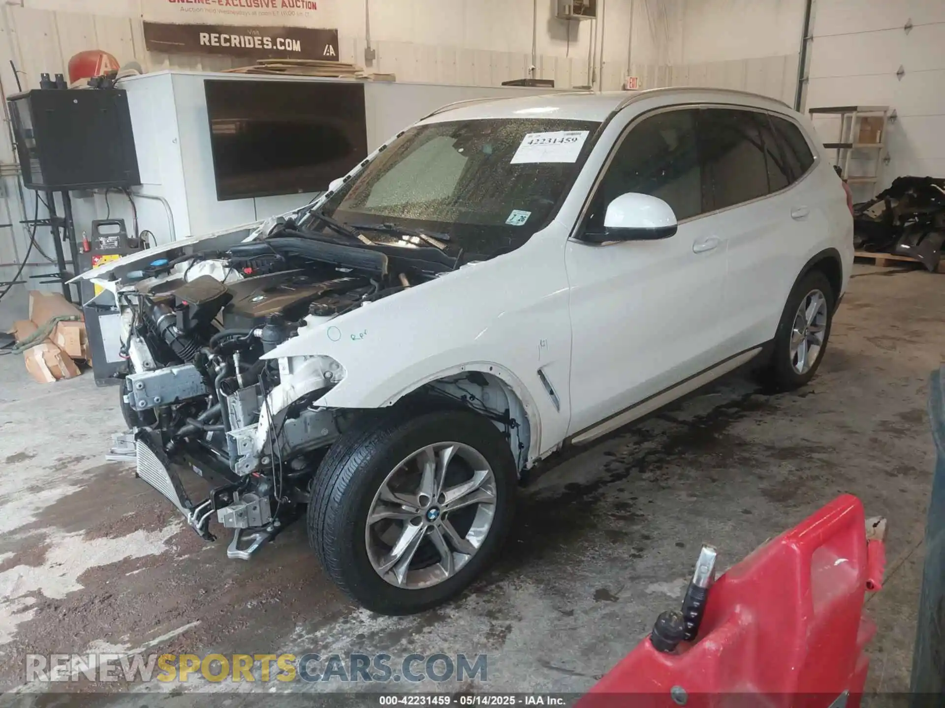 2 Photograph of a damaged car 5UXTY5C08M9H59027 BMW X3 2021