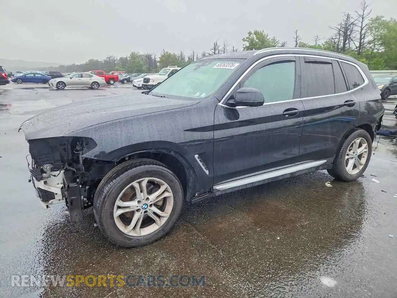 1 Photograph of a damaged car 5UXTY5C09M9F50153 BMW X3 2021