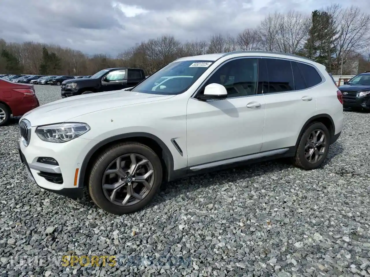 1 Photograph of a damaged car 5UXTY5C09M9F81905 BMW X3 2021
