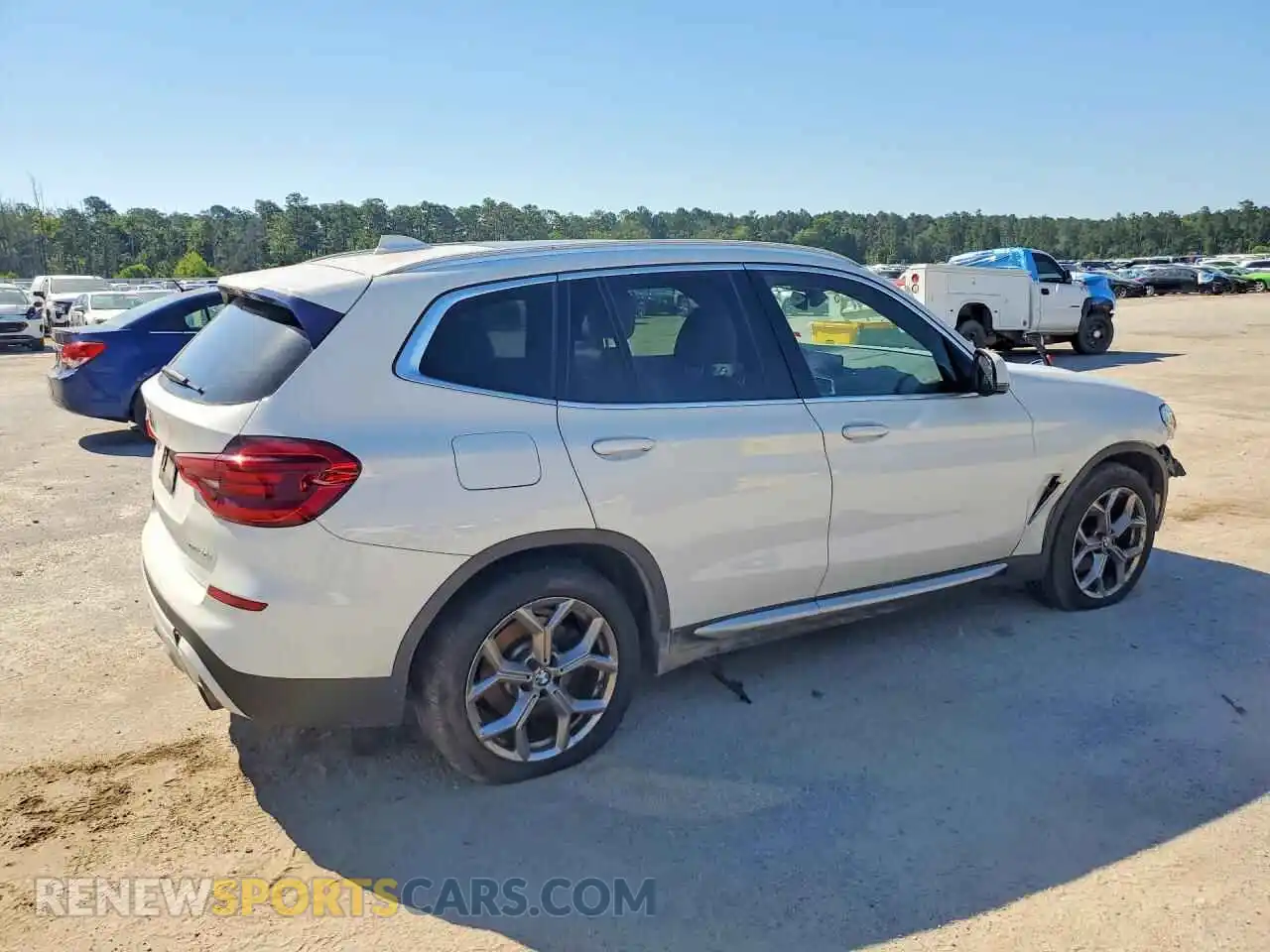 3 fotografías del automóvil dañado 5UXTY5C09M9F95948 BMW X3 2021