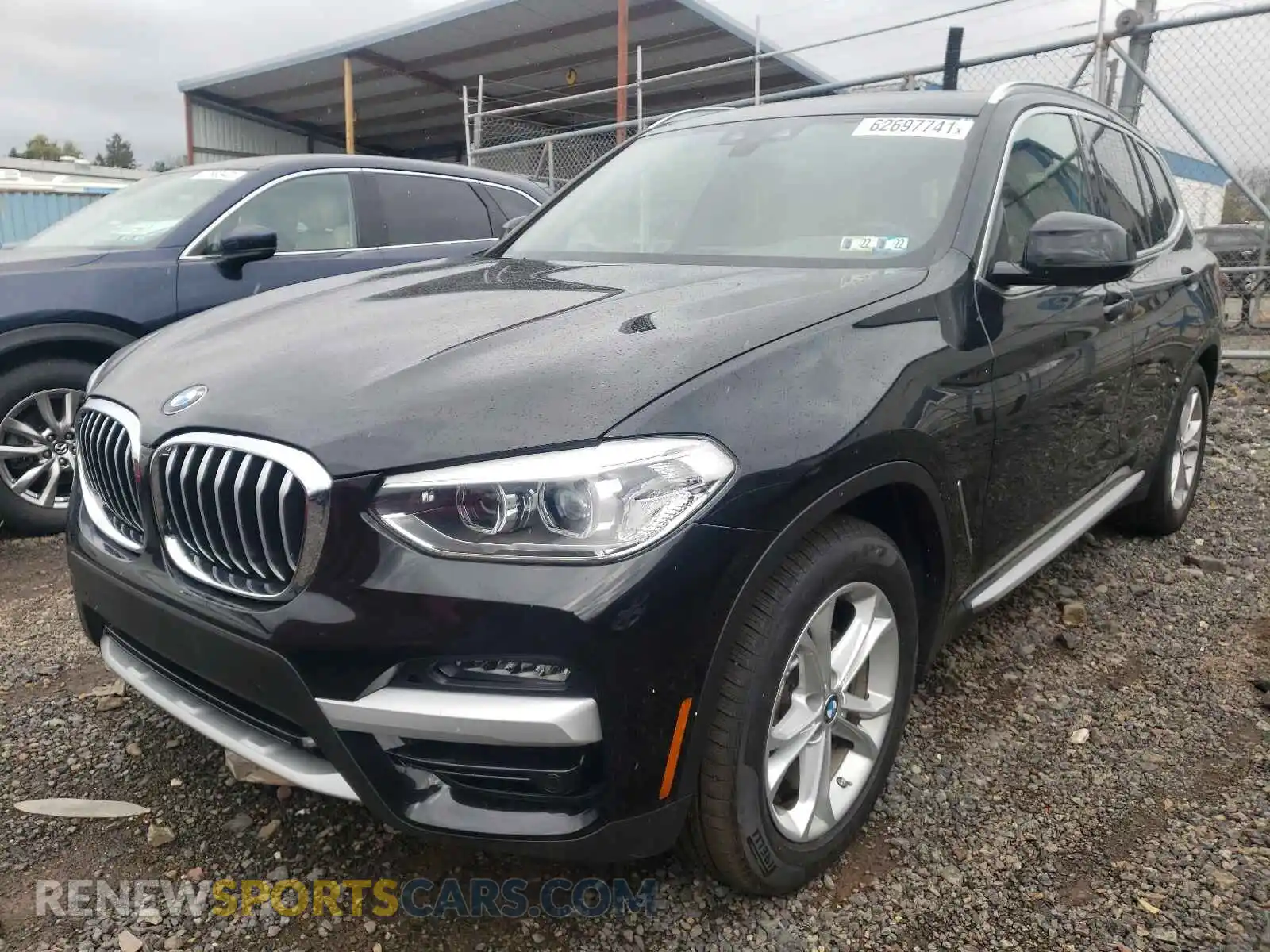 2 Photograph of a damaged car 5UXTY5C09M9G13283 BMW X3 2021