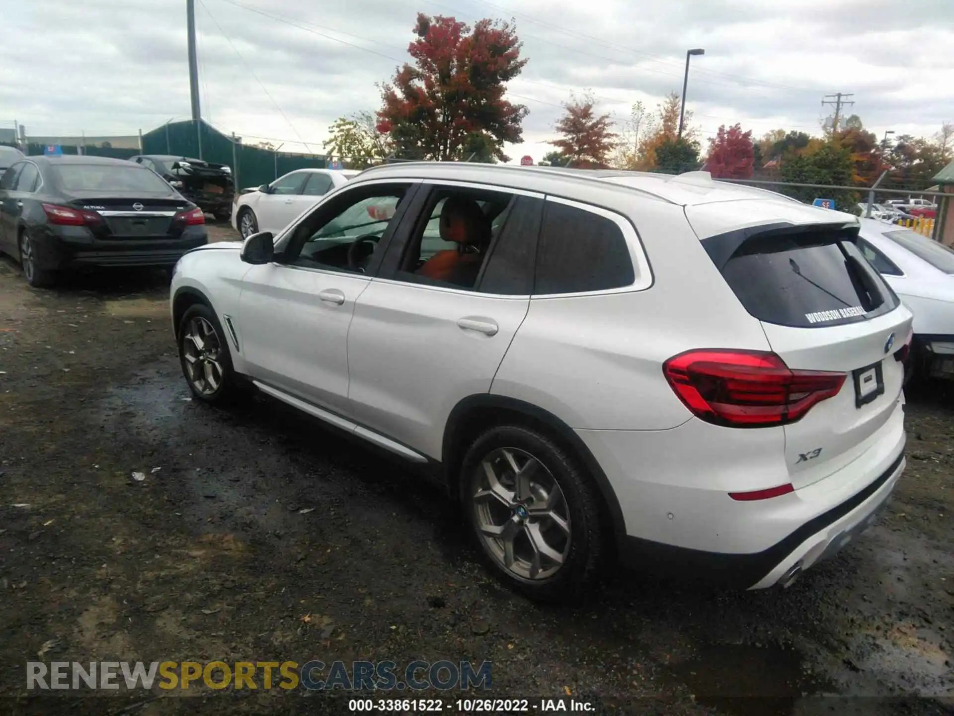 3 Photograph of a damaged car 5UXTY5C09M9G57235 BMW X3 2021