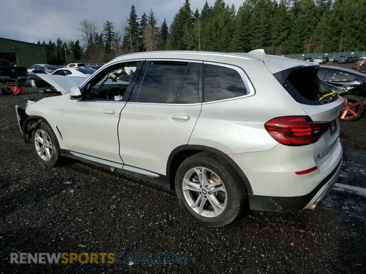 2 Фотография поврежденного автомобиля 5UXTY5C09M9H25095 BMW X3 2021