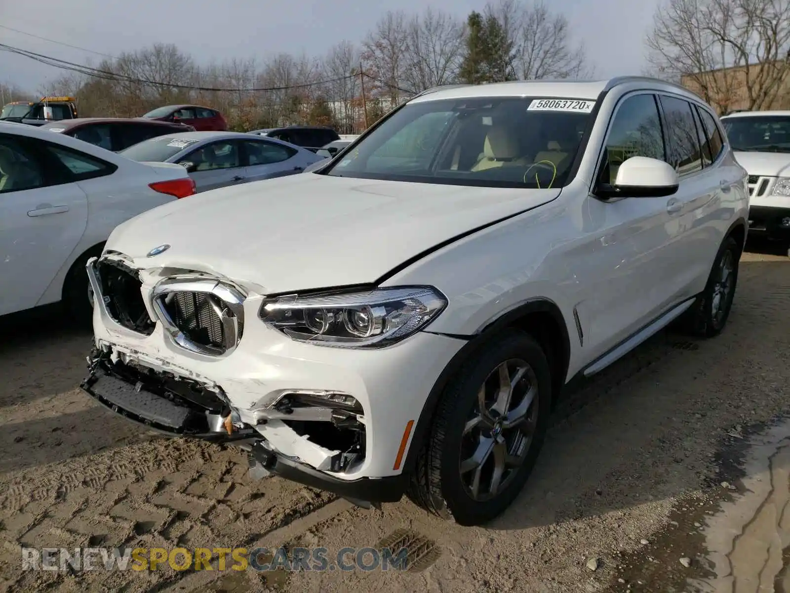 2 Photograph of a damaged car 5UXTY5C0XM9E16347 BMW X3 2021