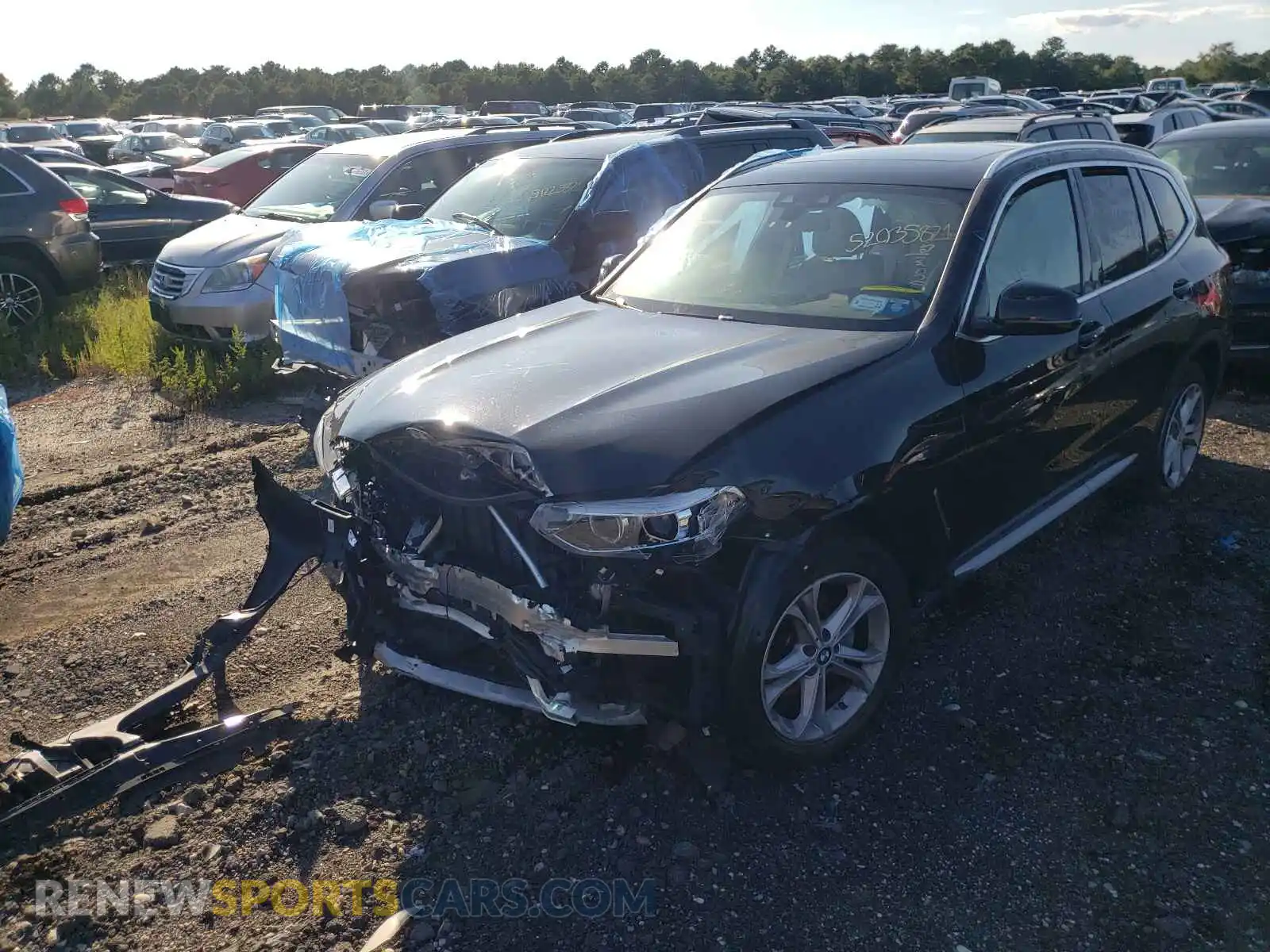2 Photograph of a damaged car 5UXTY5C0XM9E33052 BMW X3 2021