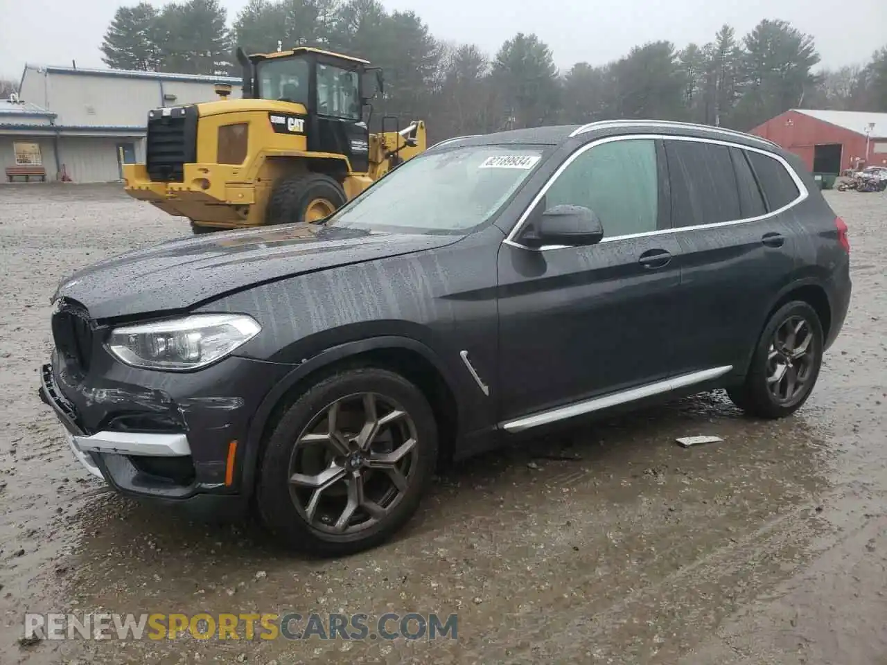1 Photograph of a damaged car 5UXTY5C0XM9E74555 BMW X3 2021
