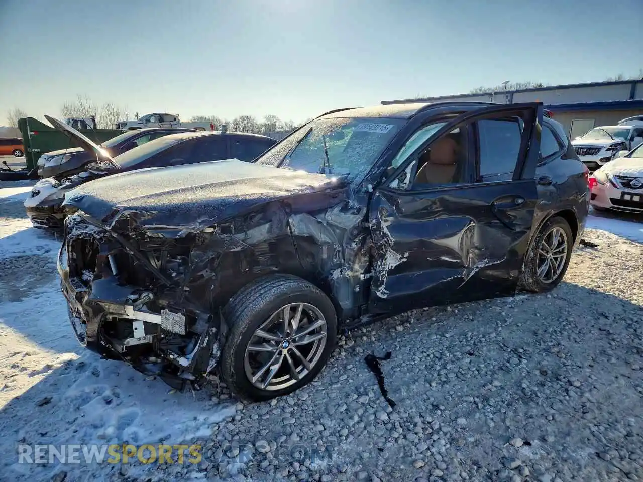 1 Photograph of a damaged car 5UXTY5C0XM9F22846 BMW X3 2021