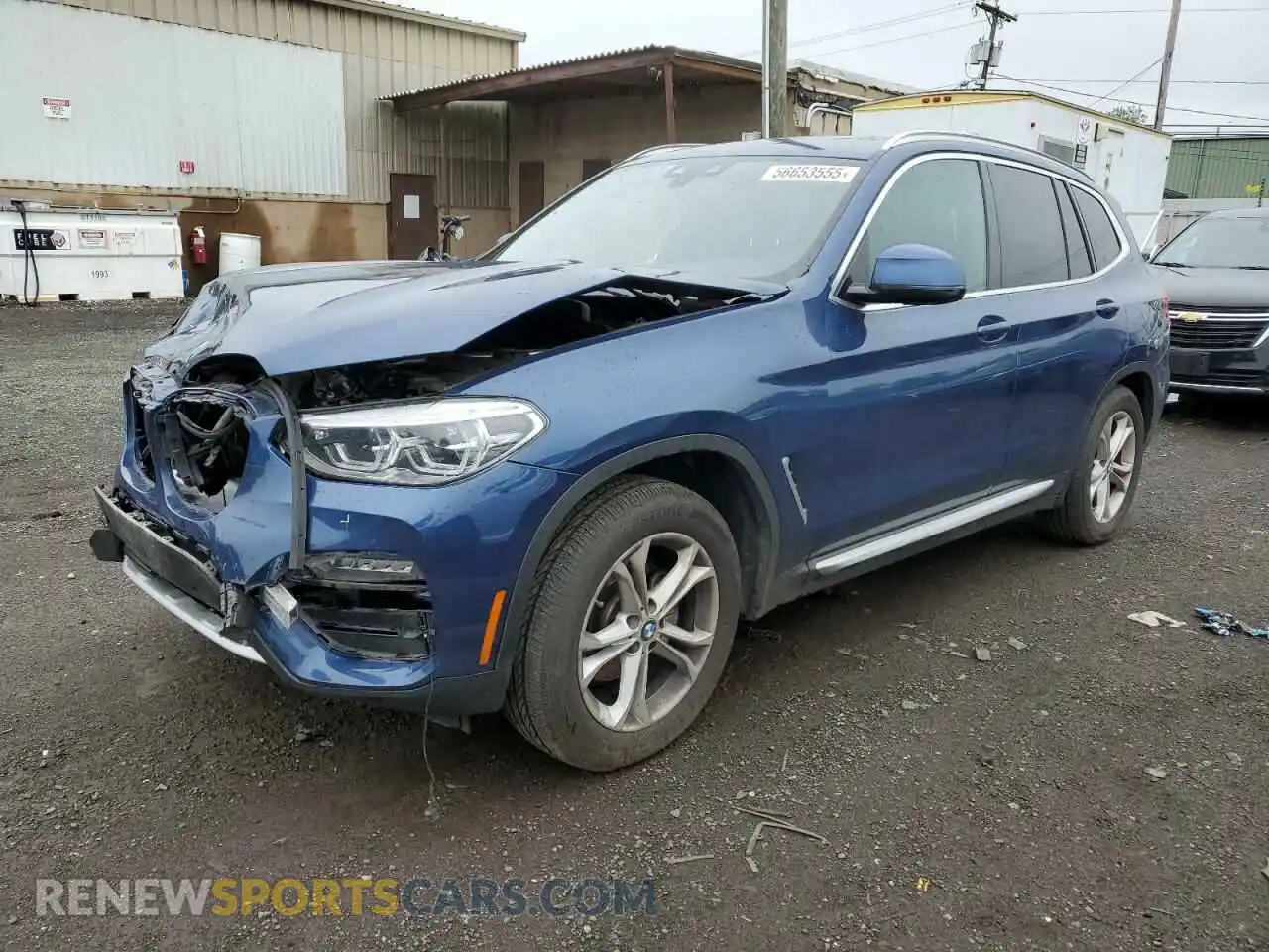 1 Photograph of a damaged car 5UXTY5C0XM9F65115 BMW X3 2021