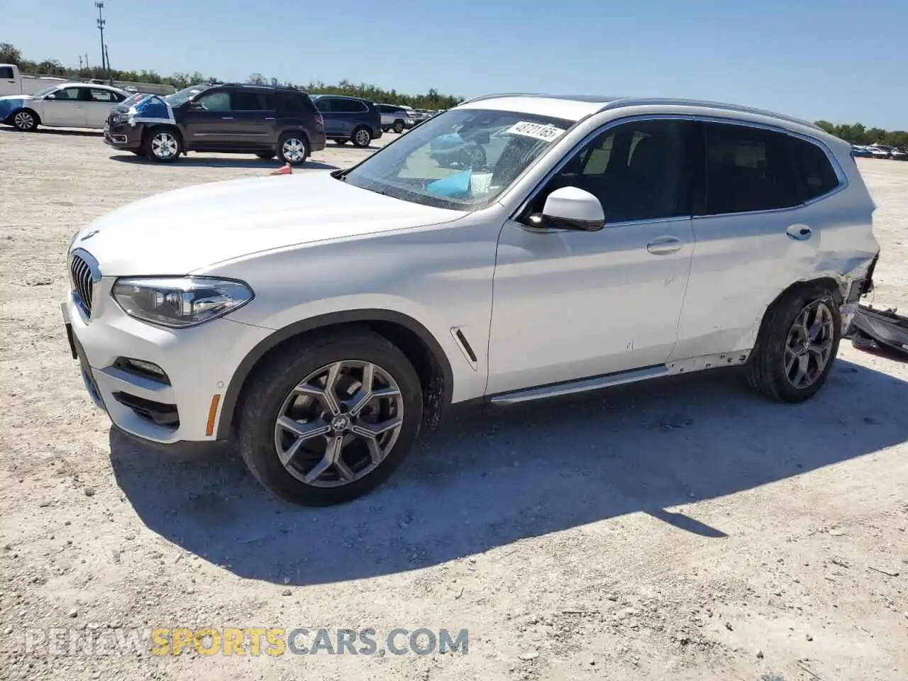 1 Photograph of a damaged car 5UXTY5C0XM9G28309 BMW X3 2021
