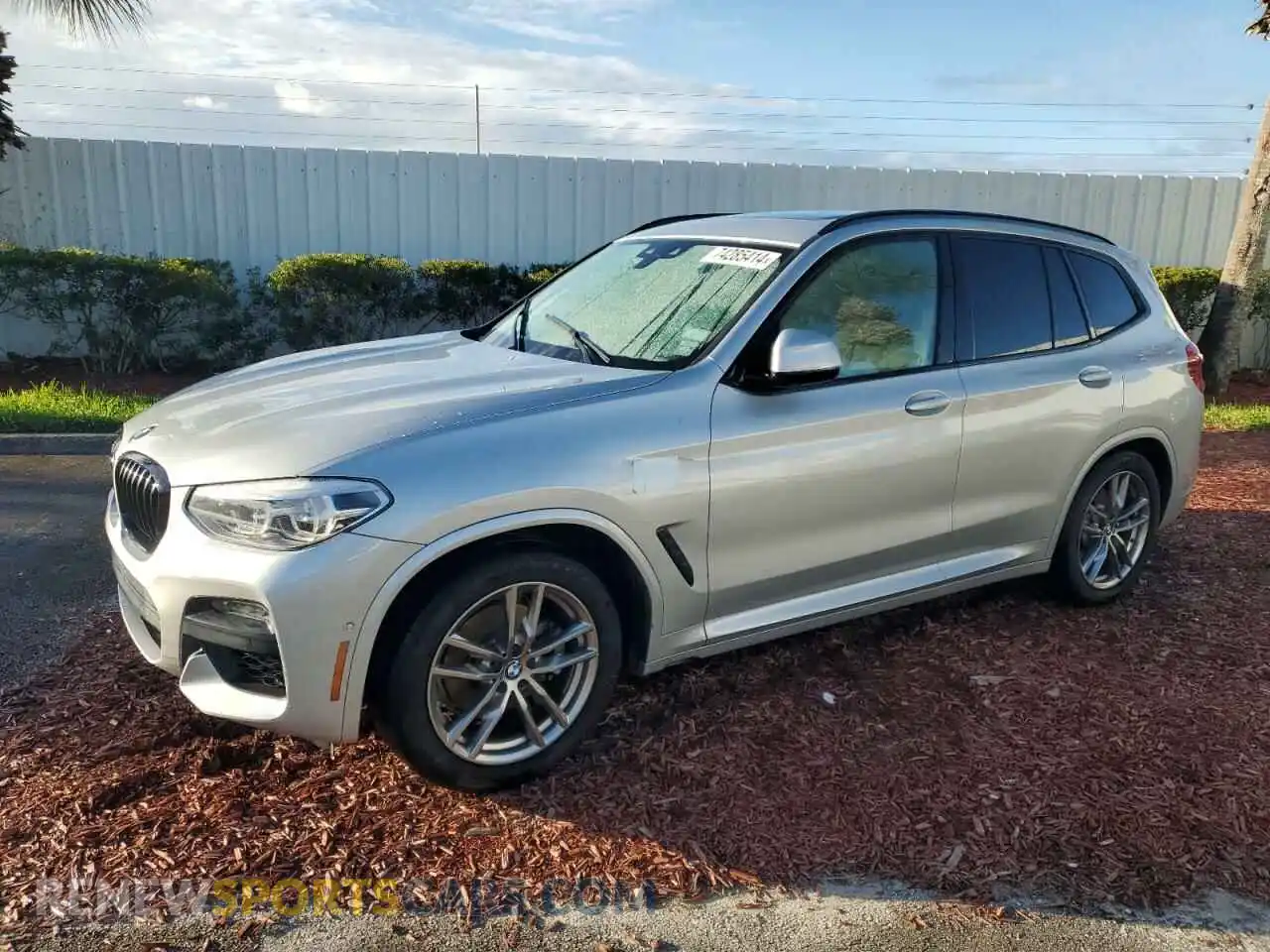 1 Photograph of a damaged car 5UXTY5C0XM9G38483 BMW X3 2021