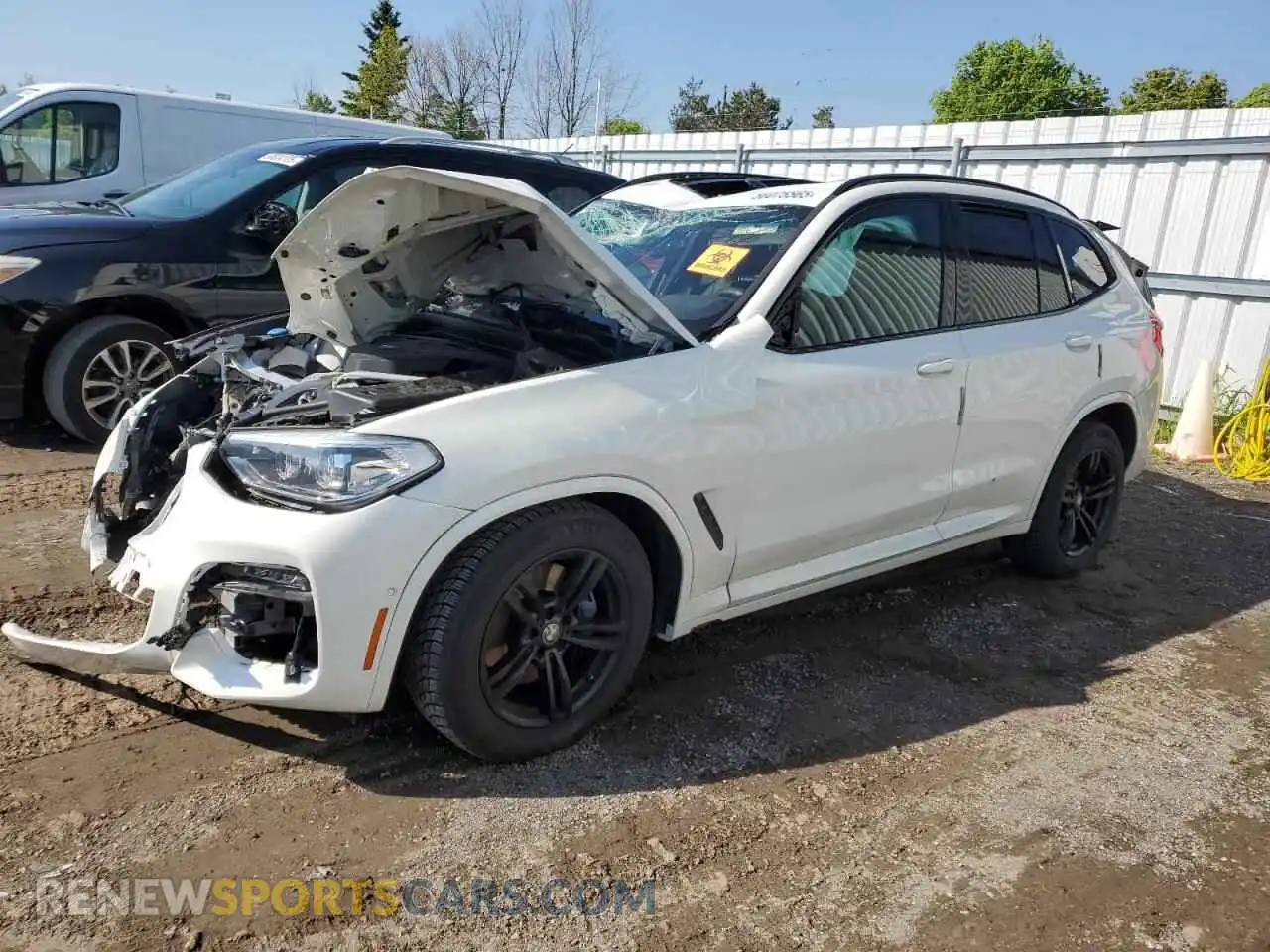 1 Photograph of a damaged car 5UXTY5C0XM9H30371 BMW X3 2021