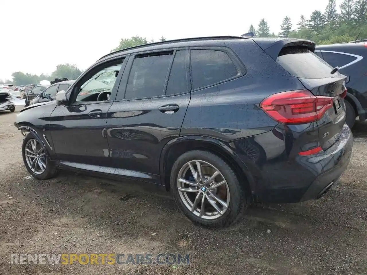 2 fotografías del automóvil dañado 5UXTY9C00M9F04847 BMW X3 2021