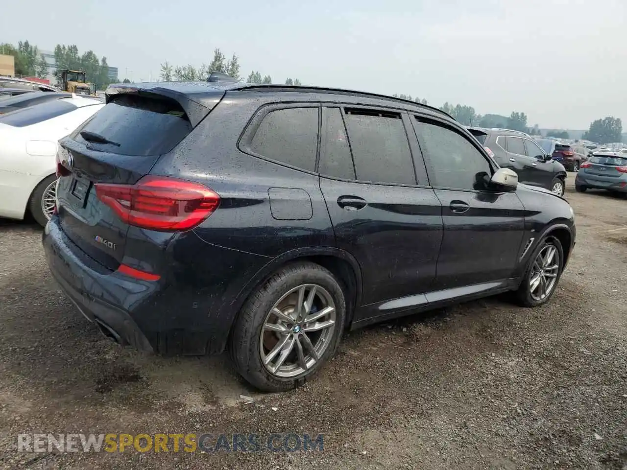 3 fotografías del automóvil dañado 5UXTY9C00M9F04847 BMW X3 2021
