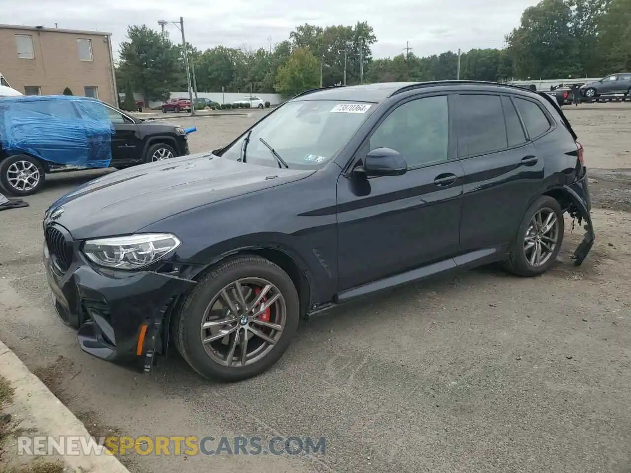1 Photograph of a damaged car 5UXTY9C02M9G57715 BMW X3 2021