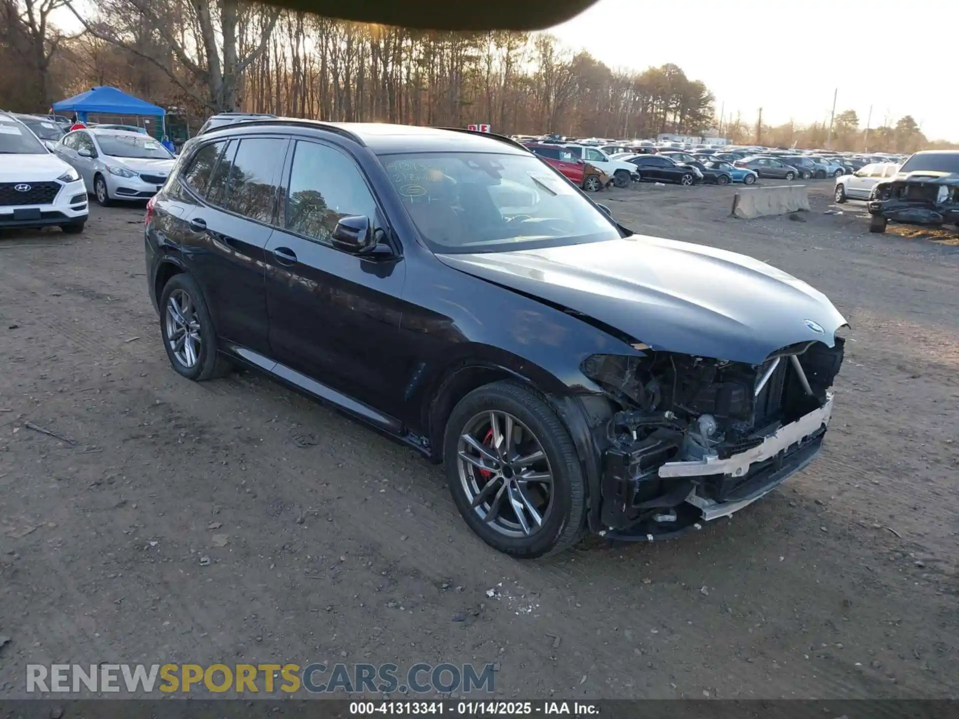 1 Photograph of a damaged car 5UXTY9C02M9H28749 BMW X3 2021