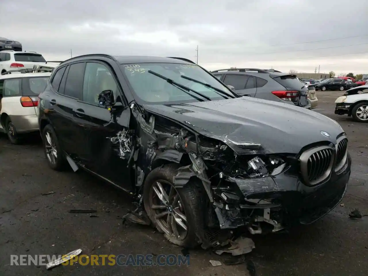 1 Photograph of a damaged car 5UXTY9C02M9H30467 BMW X3 2021