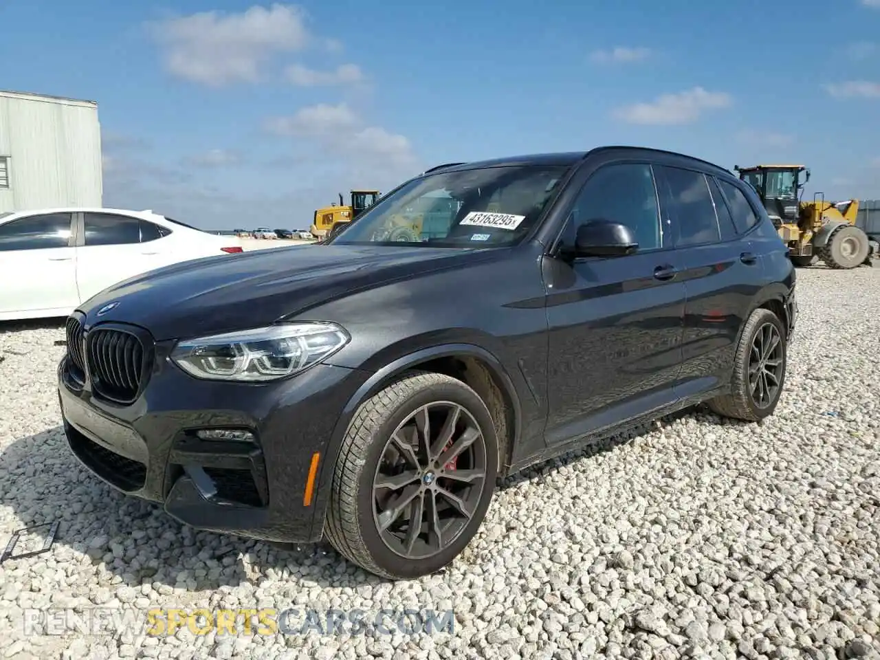 1 Photograph of a damaged car 5UXTY9C04M9F66476 BMW X3 2021
