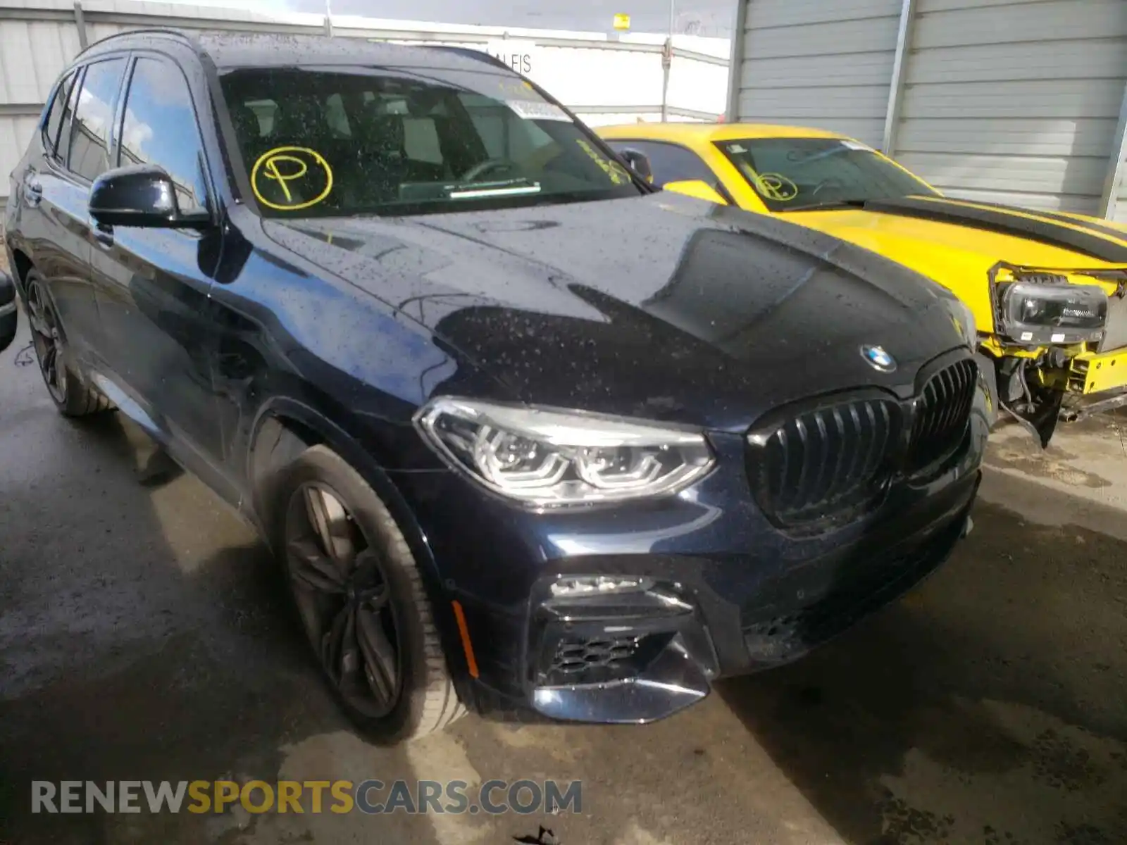 1 Photograph of a damaged car 5UXTY9C05M9E20653 BMW X3 2021