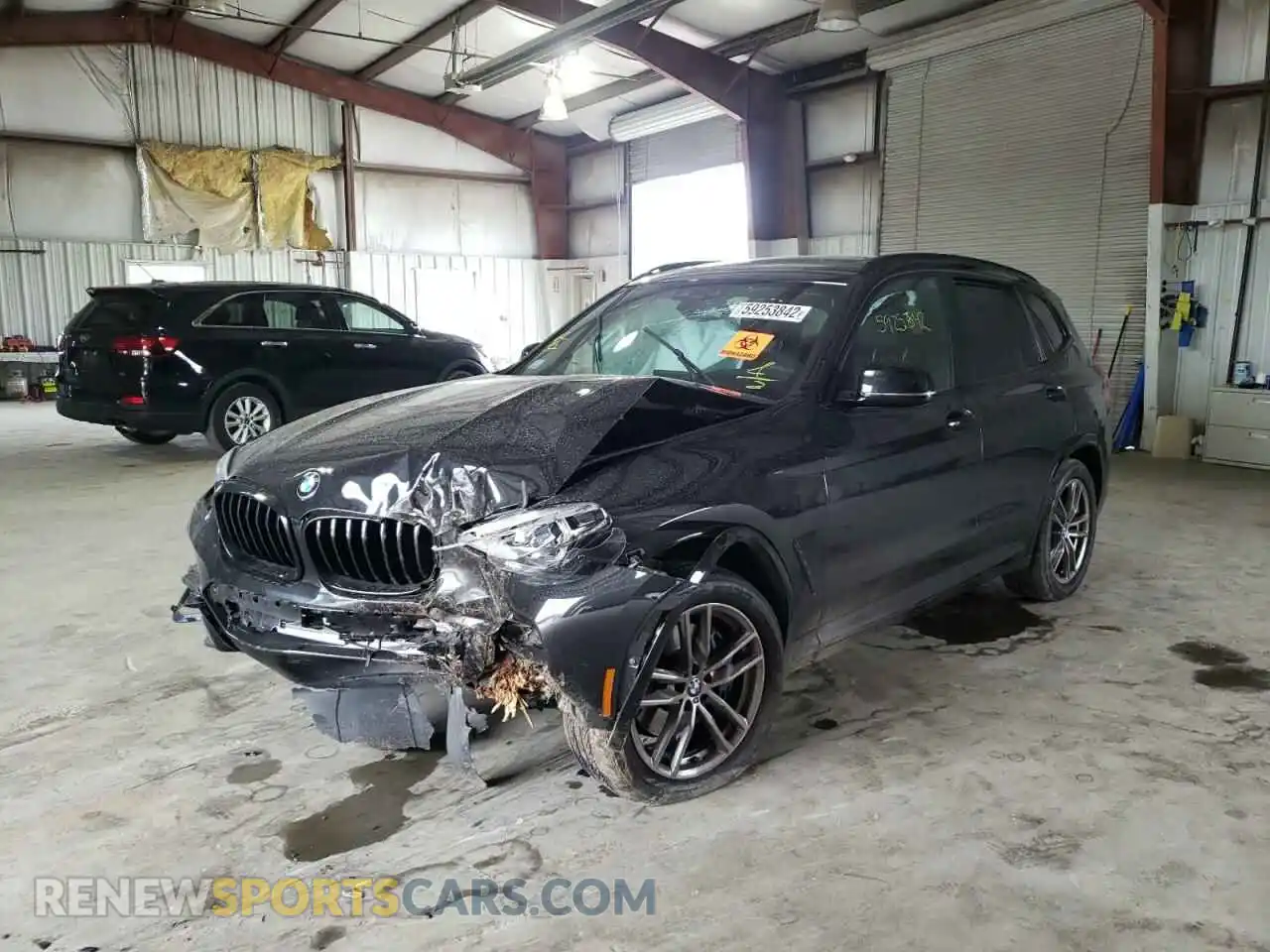 2 Photograph of a damaged car 5UXTY9C05M9F65157 BMW X3 2021
