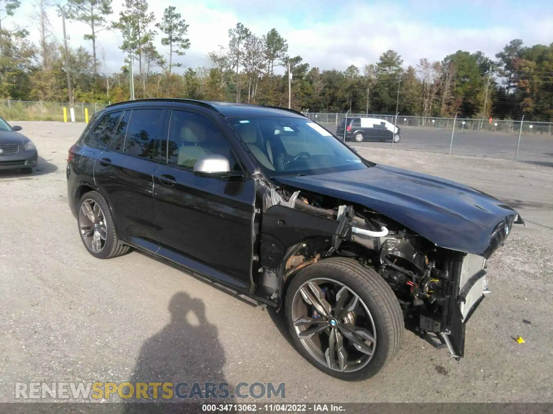 1 fotografías del automóvil dañado 5UXTY9C06M9G14804 BMW X3 2021