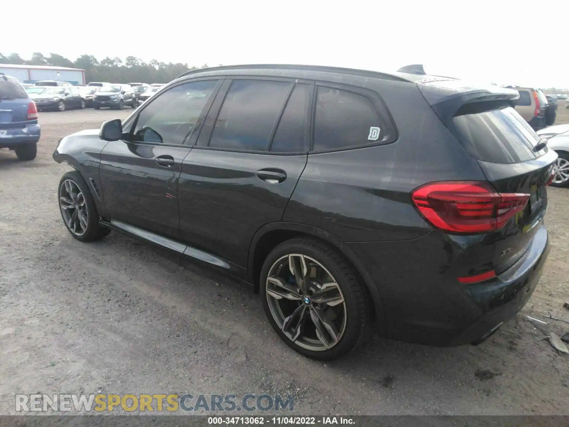 3 fotografías del automóvil dañado 5UXTY9C06M9G14804 BMW X3 2021
