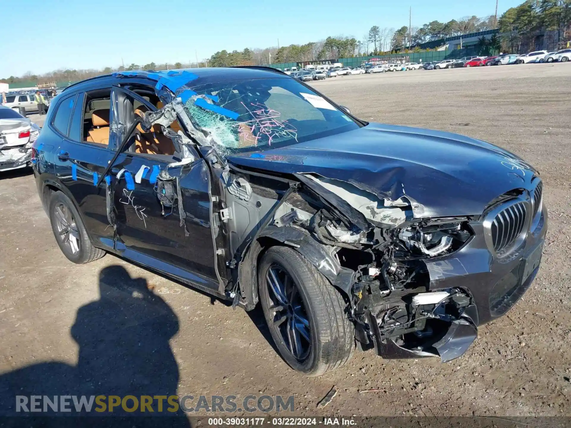 1 Photograph of a damaged car 5UXTY9C07M9E76951 BMW X3 2021