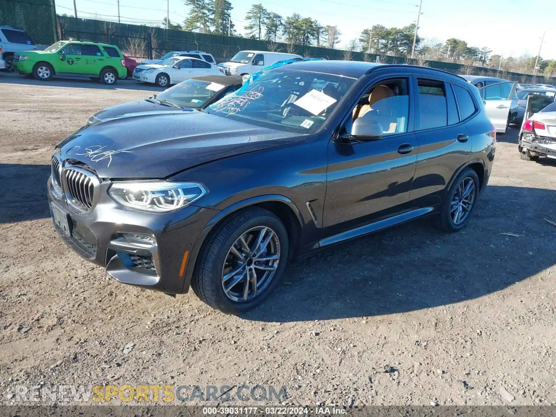 2 Photograph of a damaged car 5UXTY9C07M9E76951 BMW X3 2021