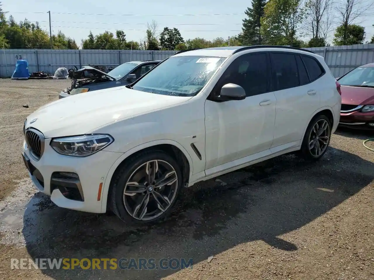 1 fotografías del automóvil dañado 5UXTY9C07M9E87478 BMW X3 2021