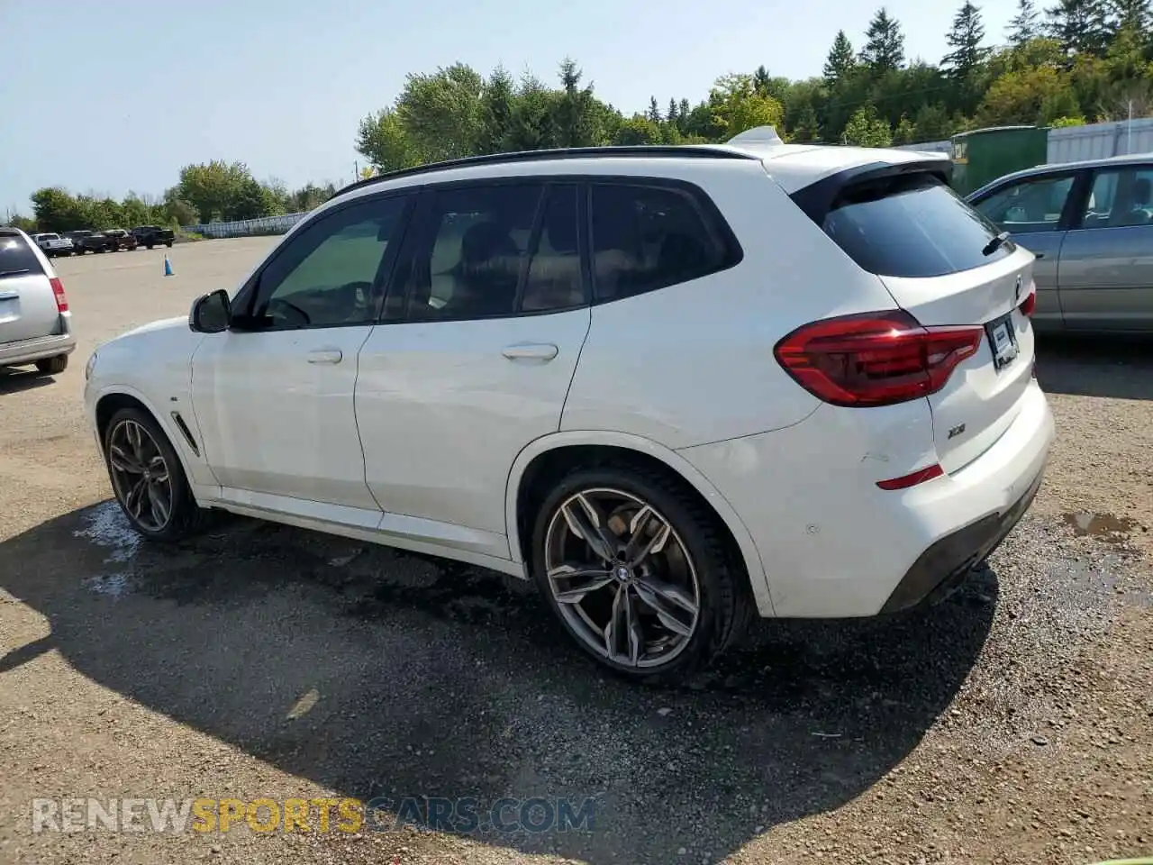2 fotografías del automóvil dañado 5UXTY9C07M9E87478 BMW X3 2021