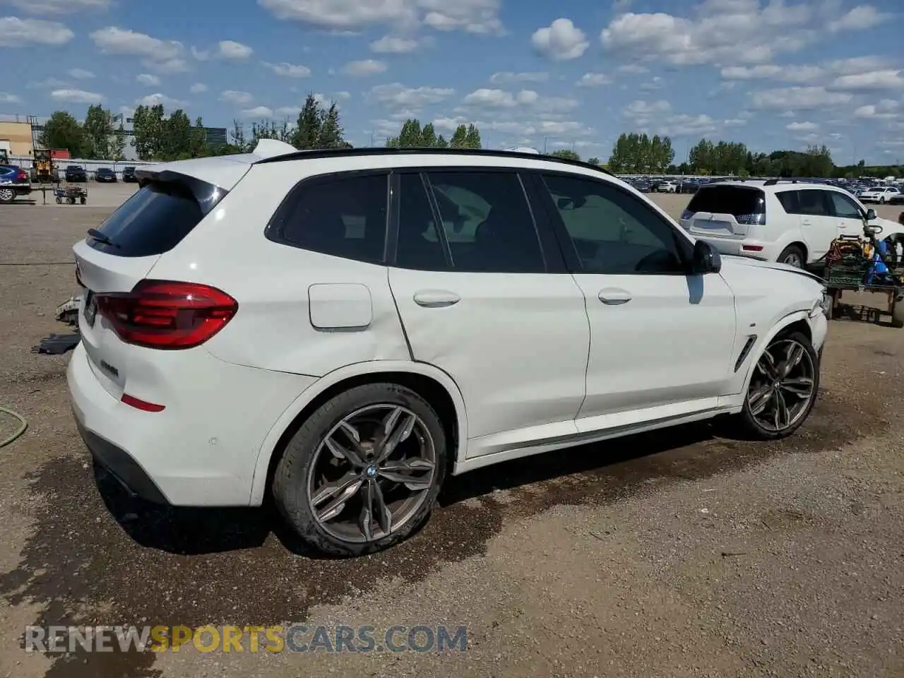 3 fotografías del automóvil dañado 5UXTY9C07M9E87478 BMW X3 2021