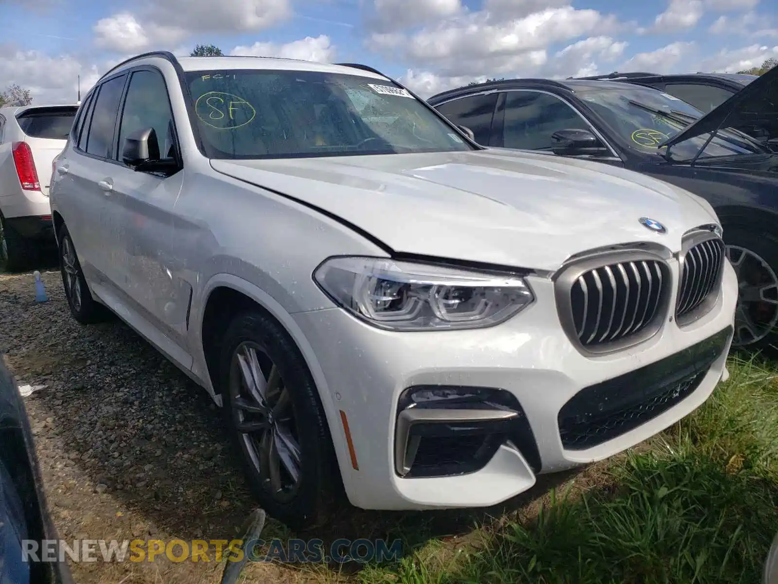 1 Photograph of a damaged car 5UXTY9C07M9F63006 BMW X3 2021