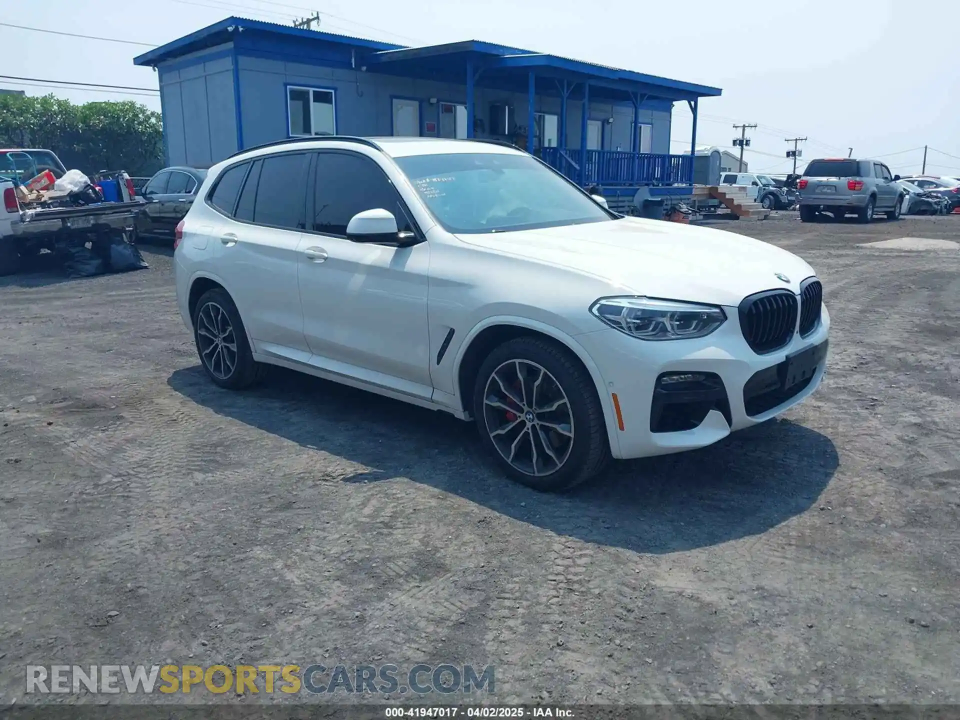 1 Photograph of a damaged car 5UXTY9C08M9G72347 BMW X3 2021