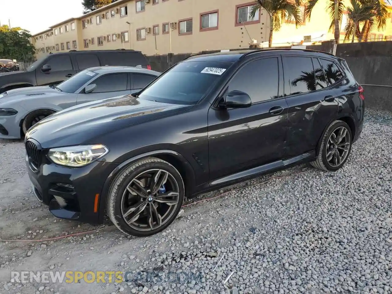 1 Photograph of a damaged car 5UXTY9C08M9H65966 BMW X3 2021