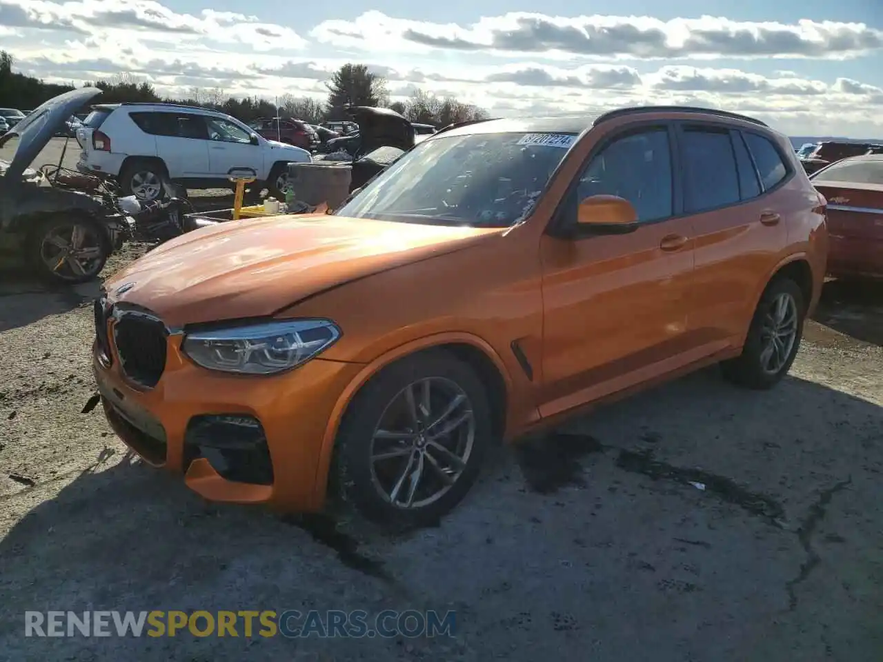 1 Photograph of a damaged car 5UXTY9C09M9E48780 BMW X3 2021