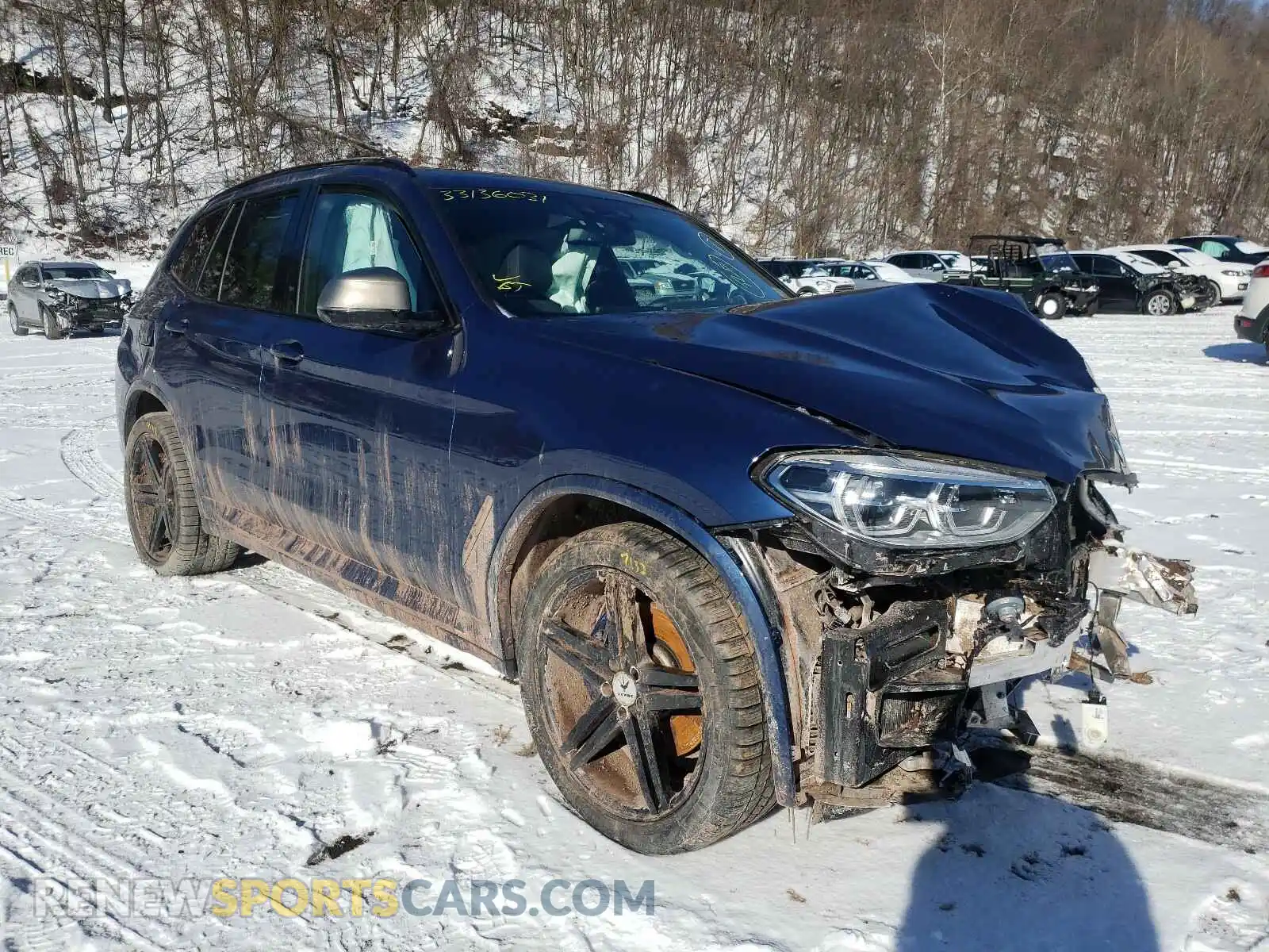 1 Photograph of a damaged car 5UXTY9C09M9F02238 BMW X3 2021