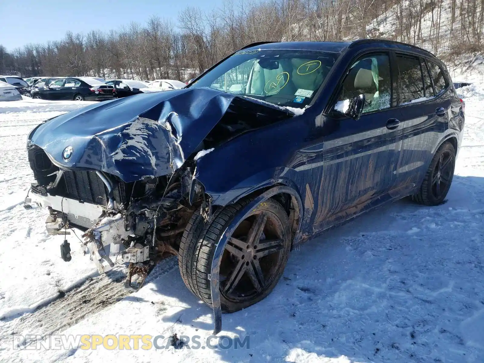 2 Photograph of a damaged car 5UXTY9C09M9F02238 BMW X3 2021