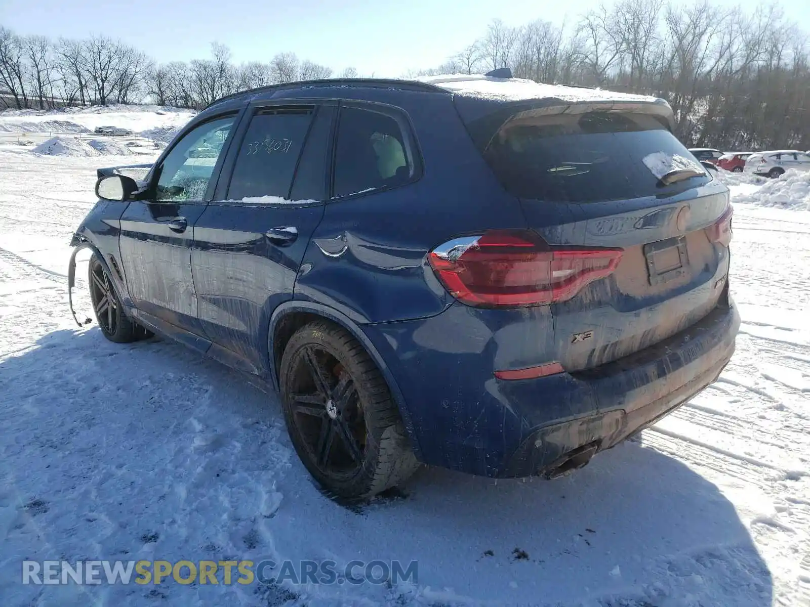 3 Photograph of a damaged car 5UXTY9C09M9F02238 BMW X3 2021