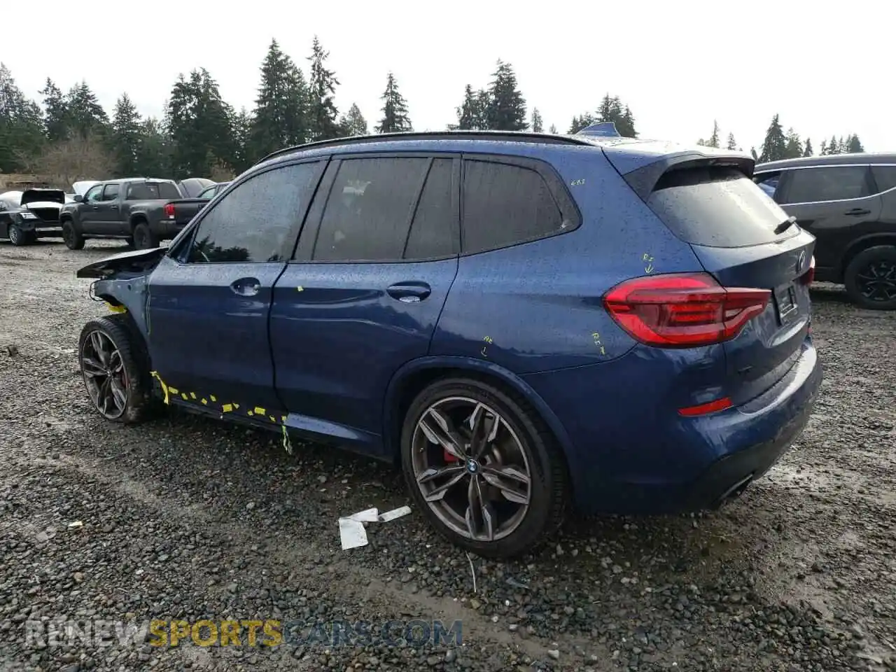 2 Photograph of a damaged car 5UXTY9C09M9F05513 BMW X3 2021