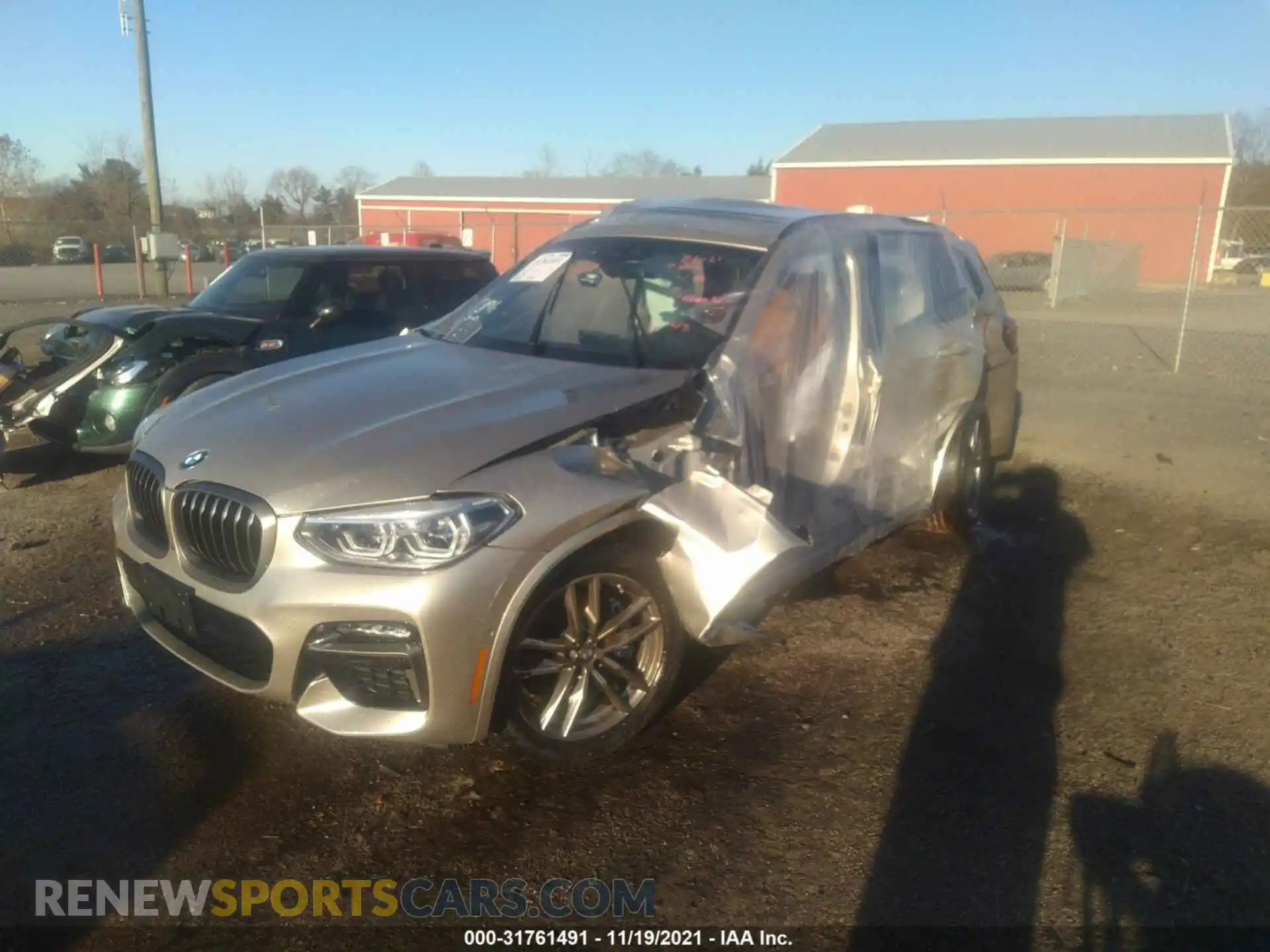 2 Photograph of a damaged car 5UXTY9C09M9H04559 BMW X3 2021