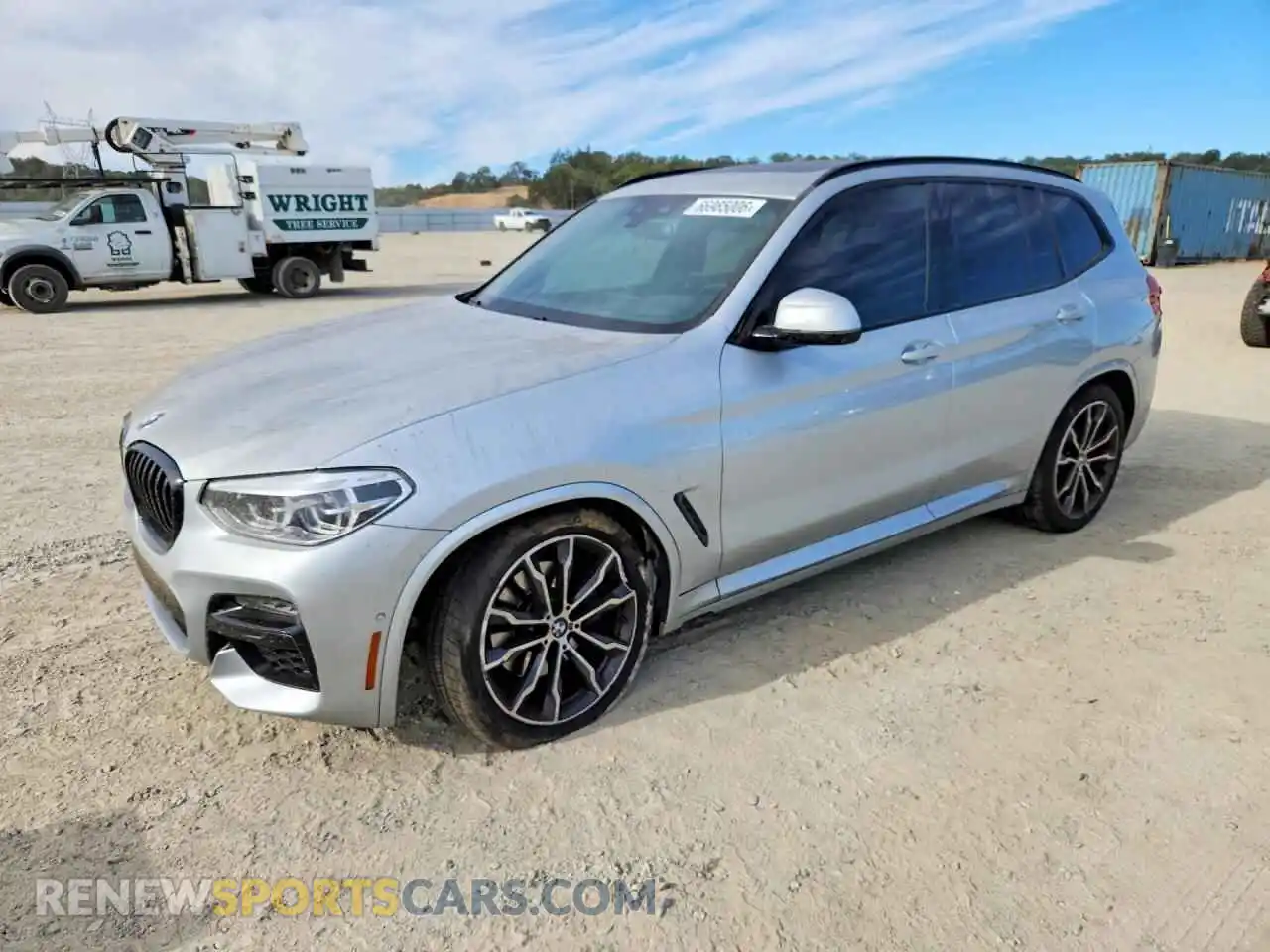 1 Фотография поврежденного автомобиля 5UXTY9C09M9H30157 BMW X3 2021