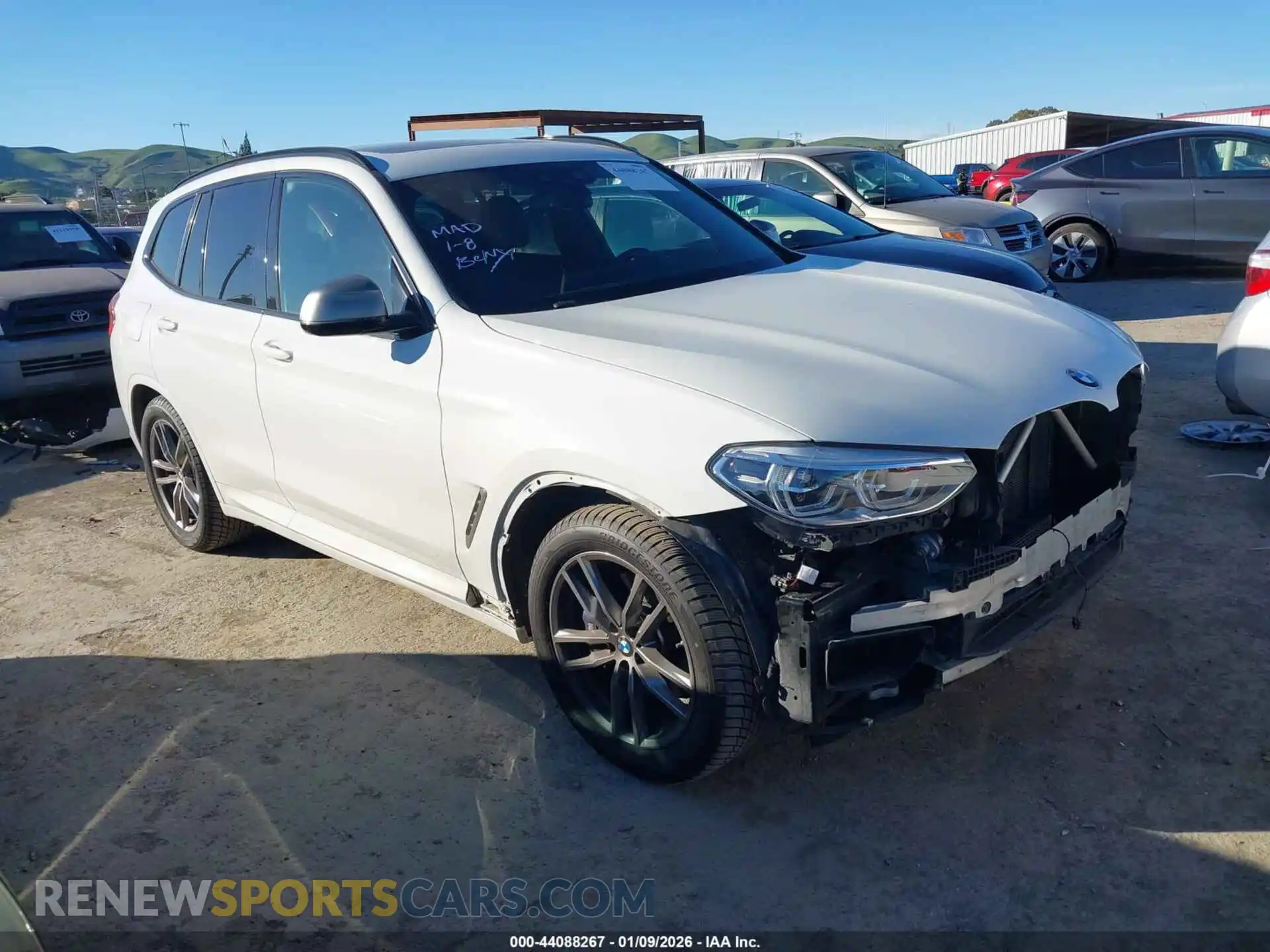 1 Photograph of a damaged car 5UXTY9C0XM9E91279 BMW X3 2021