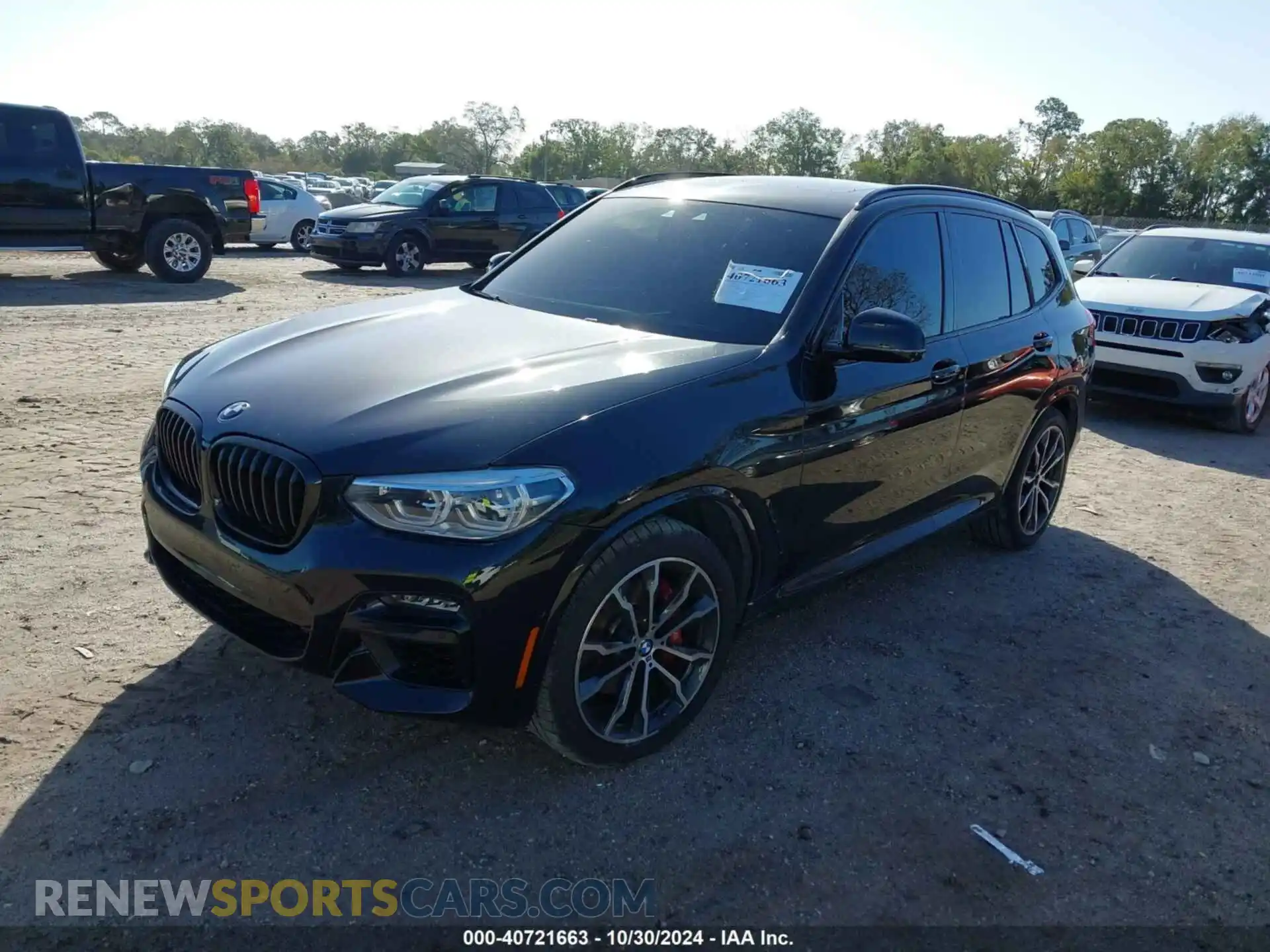2 fotografías del automóvil dañado 5UXTY9C0XM9H12718 BMW X3 2021