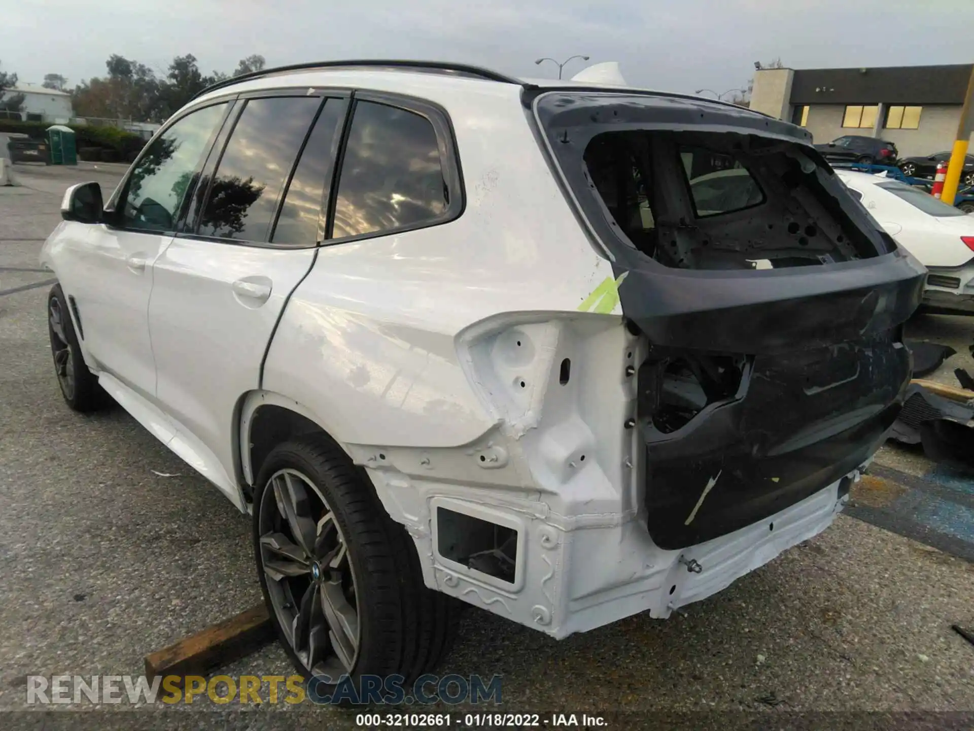 3 fotografías del automóvil dañado 5UXTY9C0XM9H33763 BMW X3 2021