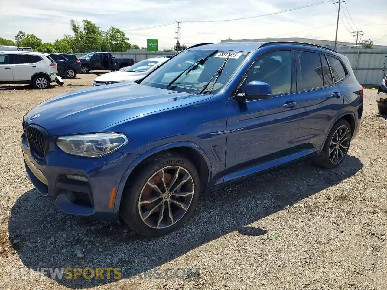 1 Photograph of a damaged car 5UXTY9C0XM9H48750 BMW X3 2021